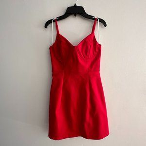 Princess Polly NOVELLA MINI DRESS RED. Never worn